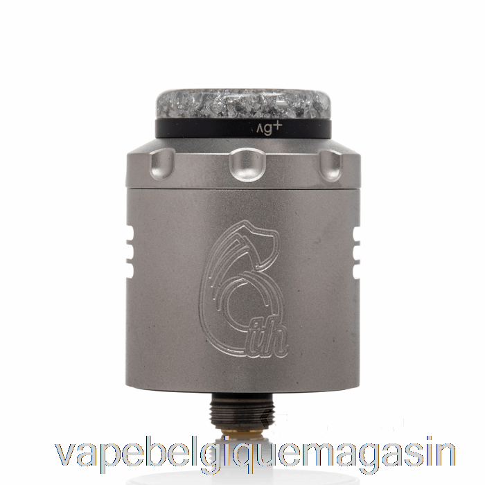 Jus De Vape Hellvape Lapin Mort V3 24mm Rda [6ème Anni] Argent Noir